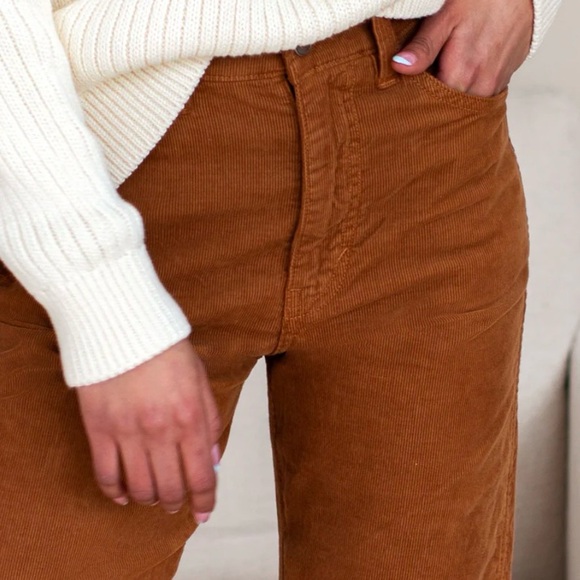 Emerson Fry TREASURE STRAIGHT - CAMEL CORDUROY size 25 NWT - Picture 3 of 10